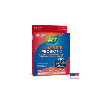 Probiotic Pearls Complete Digestive Health / Пробиотик за добро храносмилане,  30 софтгел капсули Nature’s Way