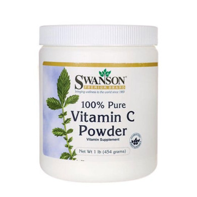 SWANSON Vitamin C Powder - 100% Pure 1000mg.