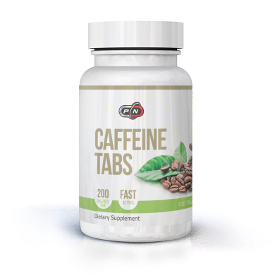 Pure Nutrition - Caffeine Tabs / Кофеин  200 Мг - 100 Таблетки