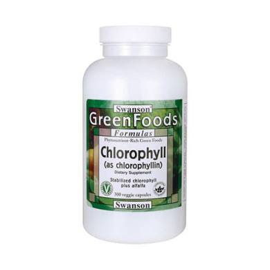 SWANSON Chlorophyll 60mg. / 300 Vcaps