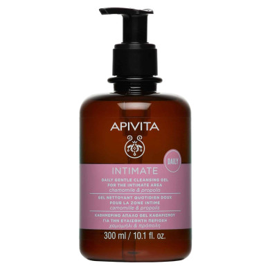 APIVITA INTIMATE DAILY Нежен ежедневен интимен гел с pH 5.0  С лайка и прополис 300мл