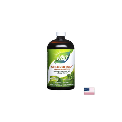 Chlorofresh® Liquid Chlorophyll/ Хлорофреш® Течен Хлорофил x 473 ml с ментов вкус Nature’s Way