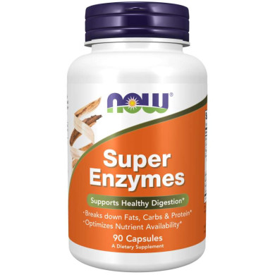 Now - Super Enzymes /Супер Ензими- 90 Капсули
