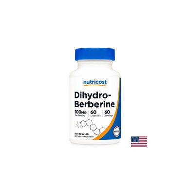 При диабет и наднормено тегло - Дихидро Берберин (Dihydro-Berberine) GlucoVantage®, 100 mg x 60 капсули