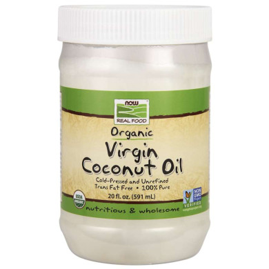 Now - Virgin Coconut Oil (Organic) / Кокосово Масло - 570 г