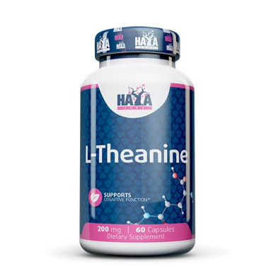 Haya Labs L-Theanine / Л-Теанин 200mg / 60 Caps