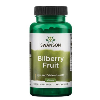 SWANSON Bilberry Fruit 470 mg / 100 Caps