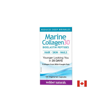 Marine Collagen30® Bioelastin peptides - Морски колаген с био еластинови пептиди, 120 капсули