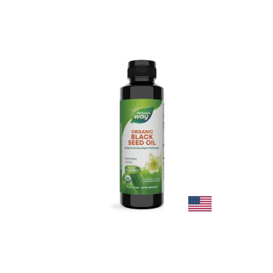 Черен кимион (масло) - Organic Black Seed Oil, 236 ml Nature’s Way