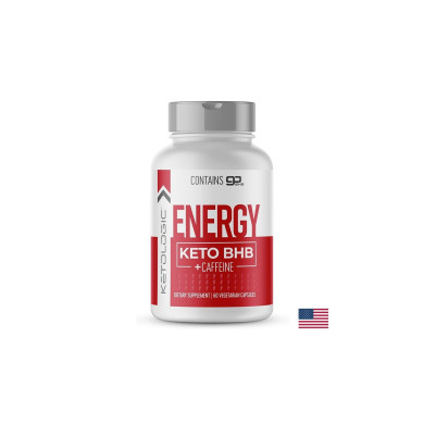 Екзогенни кетони + Кофеин - Energy Keto BHB + Caffeine, 60 капсули