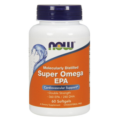 Now - Super Omega Epa / Рибено Масло1200 Мг - 60 Дражета