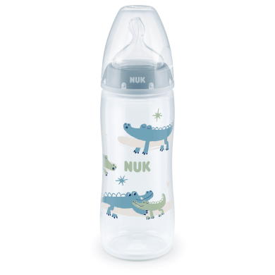 NUK First Choice РР шише Temperature control 360мл силикон микс XL + box