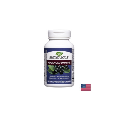 Sambucus Advanced Immune - Самбукус Advanced Immune, 80 капсули Nature’s Way