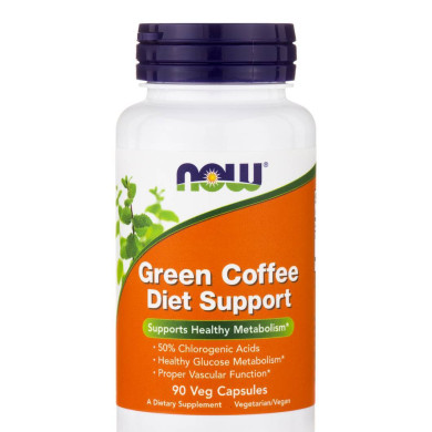 Now - Green Coffee Diet Support / Зелено Кафе- 90 Капсули