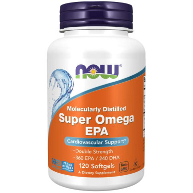 Now Super Omega Epa /Омега мастни киселини 120 Дражета