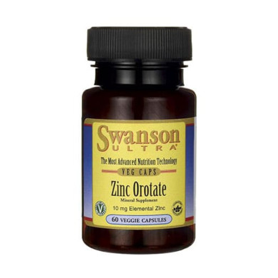 Zinc Orotate 10mg. / 60 Vcaps