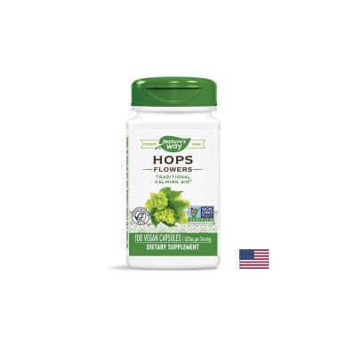 Hops Flowers / Хмел (цвят) 310 mg х 100 капсули Nature’s Way