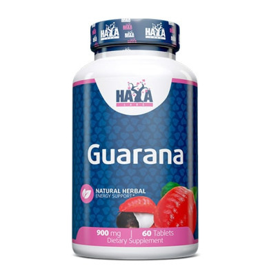 Haya Labs Guarana / Гуарана 900mg / 60 Tabs.