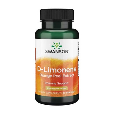 D-Limonene Cold-Pressed Orange Peel Extract 250mg. / 60 Soft