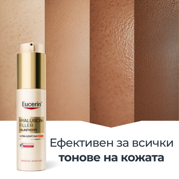 'Eucerin® Hyaluron-Filler + Elasticity Ултралек дневен крем SPF50, 50ml