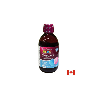 Sea-Licious® Kids Omega-3 + Vitamin D3 / Омега-3 1500 mg + Витамин D3 400 IU за деца, 250 ml Natural Factors
