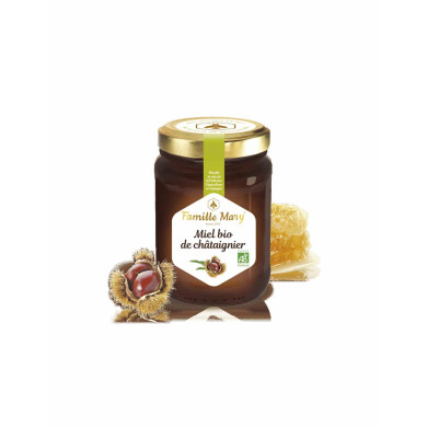 Miel bio de châtaignier/ Био пчелен мед от ядлив кестен, 230 g Famille Mary