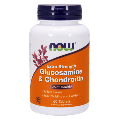 Now - Glucosamine &Chondroitin / Глюкозамин и Хондроитин 750/600 Мг - 60 Таблетки