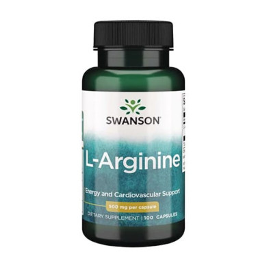SWANSON L-Arginine 500mg. / 100 Caps.