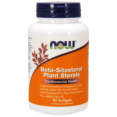 Now - Beta Sitosterol Plant  /Растителни стероли90 Гел Капсули