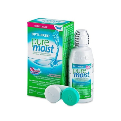 Opti-Free Pure Moist Разтвор за контактни лещи х90 мл