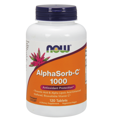 Now - Alphasorb-C / Витамин С 1000 Mg  120 Капсули