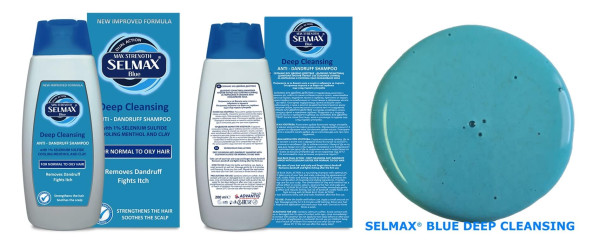 Selmax Blue Deep Cleansing Dual Action - за нормална и склонна към омазняване коса 200 мл