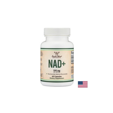 Клетъчно здраве - NAD+ Никотинамид Аденин Динуклеотид, 250 mg x 60 капсули Double Wood