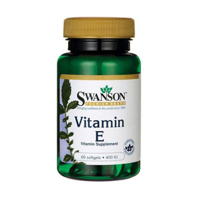 SWANSON Vitamin E 400 IU / 60 Soft