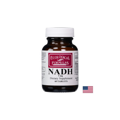 NADH (Nicotinamide adenine dinucleotide)/ Никотинамид Аденин Динуклеотид, 60 таблетки Ecological Formulas