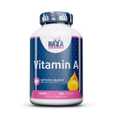 Haya Labs Vitamin A 10,000 IU/ Витамин А / 100 Softgels