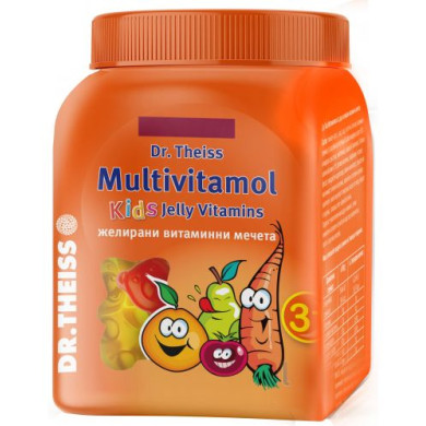 Multivitamol Kids Jelly Vitamins, 50 желирани мечета