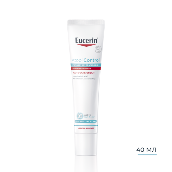 Eucerin AtopiControl интензивен успокояващ крем 40мл