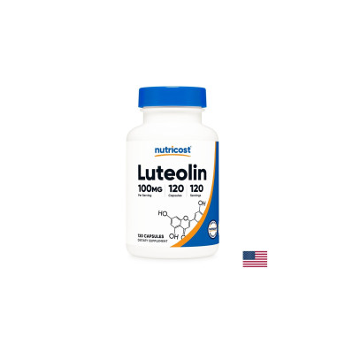 При алергии - Лутеолин (Luteolin), 50 mg x 120 капсули Nutricost