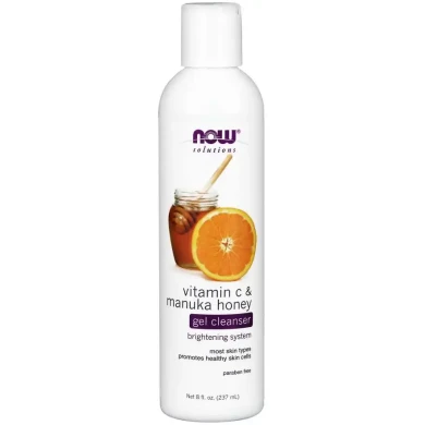Now - Почистващ Гел С Витамин С И Манука Мед - Vitamin C &Amp; Manuka Honey Cleanser - 118 Ml