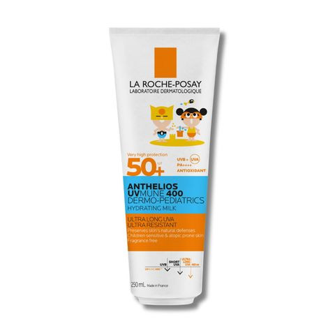 La Roche-Posay Anthelios UVMUNE 400 Хидратиращо слънцезащитно мляко за деца SPF 50+ 250 ml + душ-крем 100 мл 