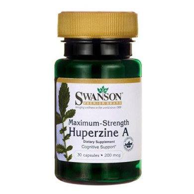SWANSON Maximum-Strength Huperzine A 200mcg / 30 Caps