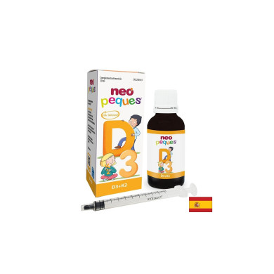 Витамин D3 10 µg и K2 22.5 µg Кости и зъби при деца 30 ml капки