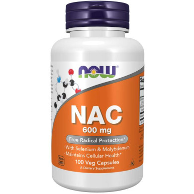 Now - N-Acetyl Cysteine 600 Мг - 100 Капсули