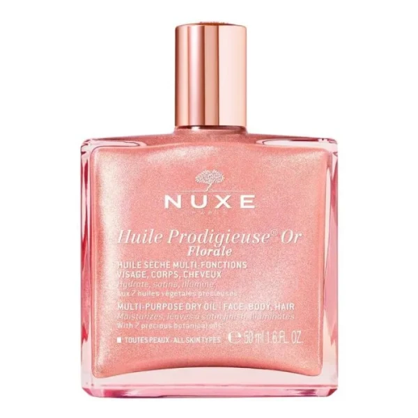 Nuxe Huile Prodigieuse Or Florale Мултифункционално сухо масло с розово-златисти частици 50 мл
