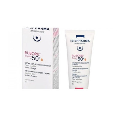 РУБОРИЛ EXPERT 50+ ОЦВЕТЕН КРЕМ ЗА ЛЕЧЕНИЕ НА РОЗАЦЕЯ С ФАКТОР 50+ 40 мл ISISPHARM