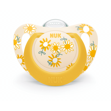 NUK биберон залъгалка силикон 18-36 1бр. STAR + box
