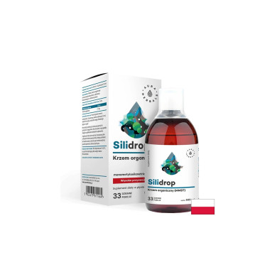Грижа за косата, кожата и ноктите - Органичен Силиций - Silidrop, 5 mg х 500 ml Aura Herbals