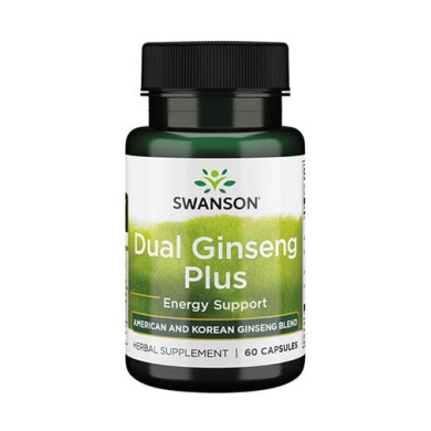 SWANSON  Dual Ginseng Plus / 60 Caps