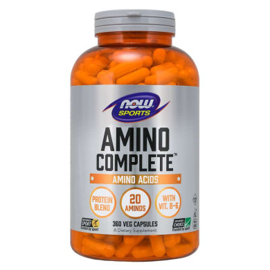 Now Sports - Amino Complete / Комплексни Аминокиселини 850 Мг - 360 Капсули